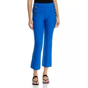 Derek Lam 10 Crosby Robertson Cropped Flare Trouser Sailor Pants, size 6